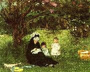 Berthe Morisot i maurecourt oil on canvas